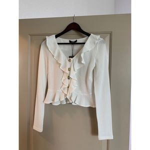 White Button Blouse